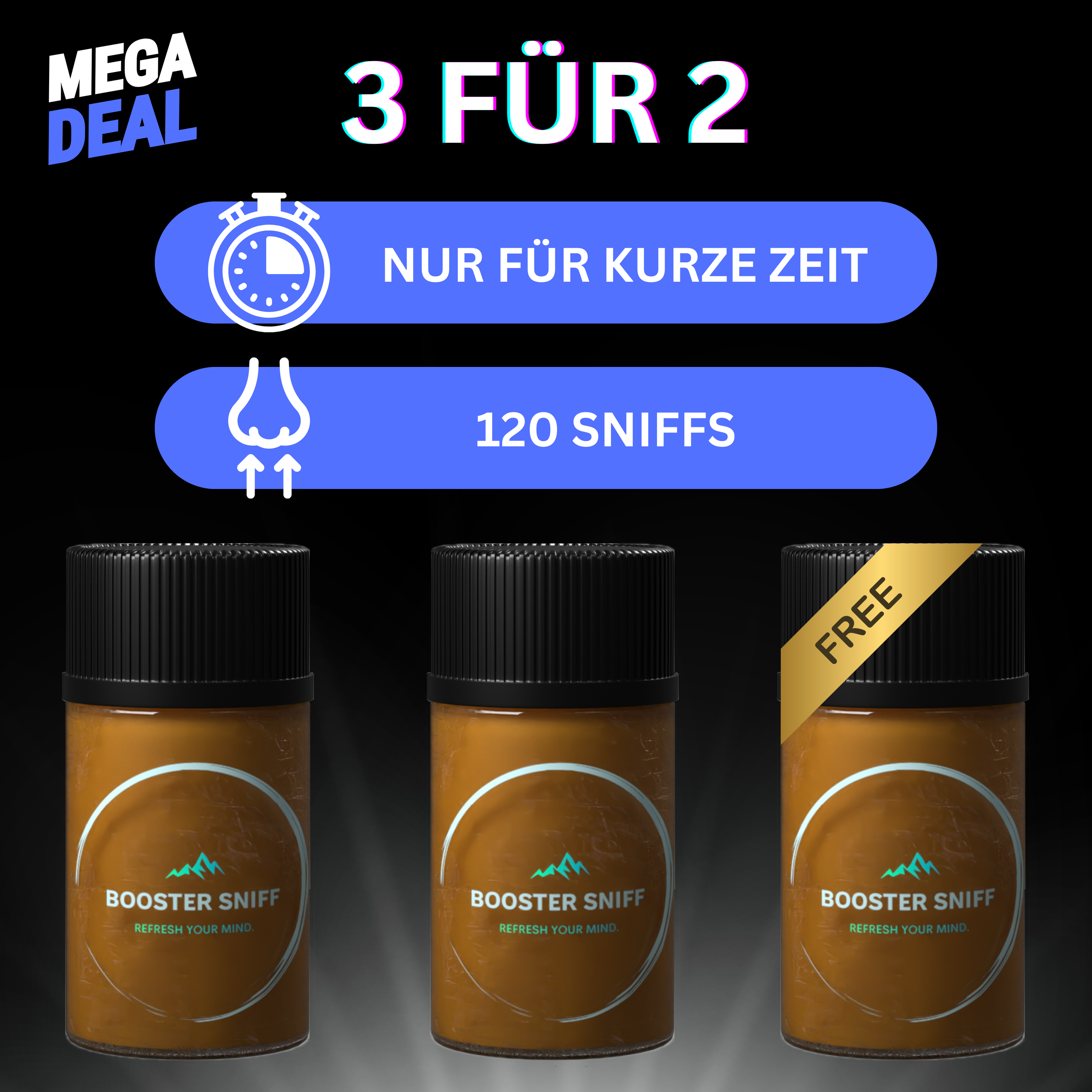 Booster Sniff 3er Pack